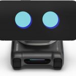 LOOI Robot-Space Black – AI Desktop Companion with ChatGPT Voice Interaction, Memory, Personality, Gesture & Face Recognition, Emotional Support, and 10W Wireless Charging