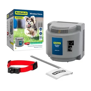 PetSafe Wireless Pet Containment System - Original Wireless Electric Fence for Dogs-Invisible Fence Brand -Covers Up to 1/2 Acre-for Pets 8lb+