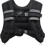 ZELUS Weighted Vest, 6lb/8lb/12lb/16lb/20lb/25lb/30lb Weight Vest with Reflective Stripe for Workout, Strength Training, Running, Fitness, Muscle Building, Weight Loss, Weightlifting