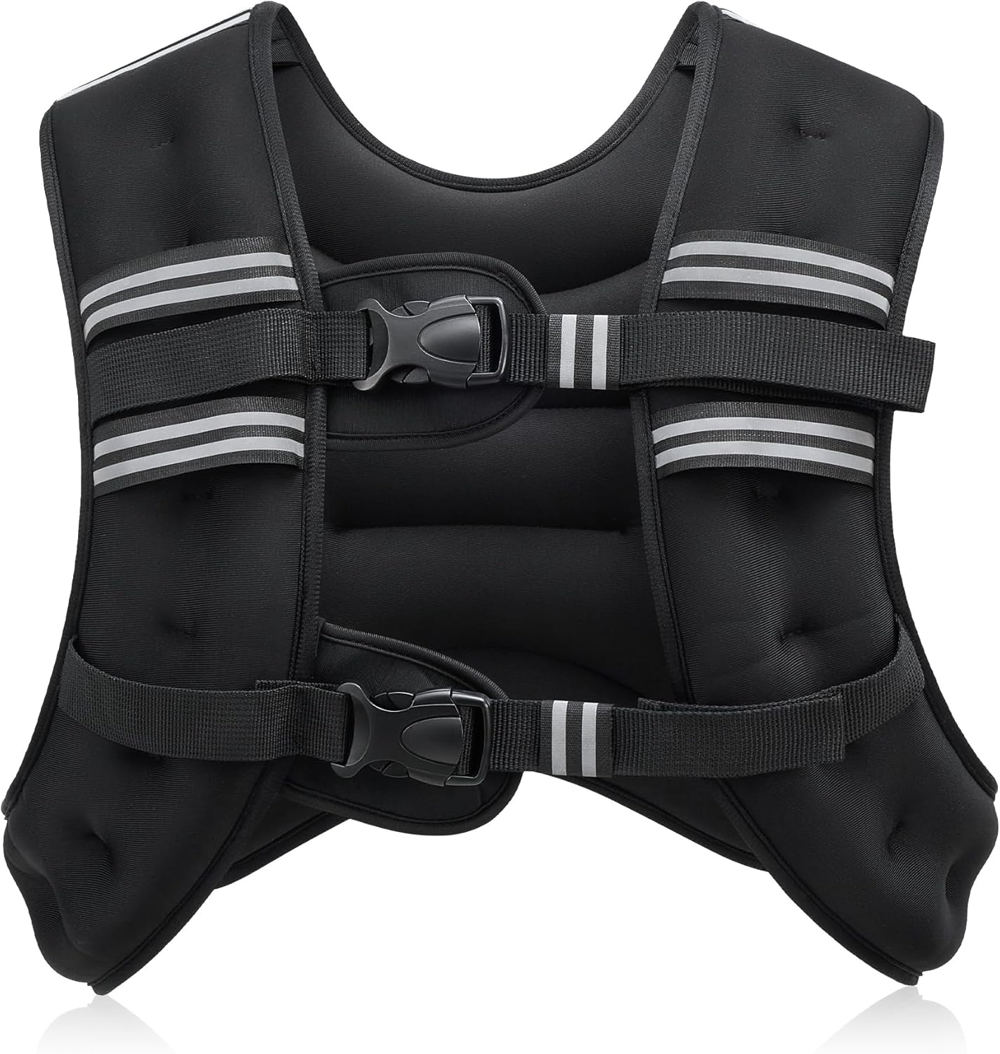 weighted vest 12 lbs ZELUS Weighted Vest, 6lb/8lb/12lb/16lb/20lb/25lb/30lb Weight Vest with Reflective Stripe for Workout, Strength Training, Running, Fitness, Muscle Building, Weight Loss, Weightlifting