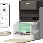 Automatic Cat Feeder, Collar Tag-Activated Personalized Meals, 5G&2.4G Wi-Fi Programmable Cat Food Dispenser with Cats Recognition & Diet Tracking for Multi-Pet Homes and Different Diets