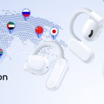 AI Translation Earbuds Real Time 164 Languages 80H Playtime Translator Ear Buds Audifonos Traductores Inglés Español Wireless Earphones Bluetooth Headphones for Travel Business Meeting Learning White